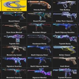 eu 【3 CUCHILLOS | 47 skins】 Tilde cuchillo | Encuadernado | Espina iridiana blade | velocity Shorty | Tilde Bulldog | Espina iridiana sheriff 1